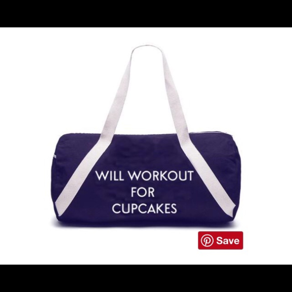 Private Party Gym Duffel Bag -Workout For Cupcakes